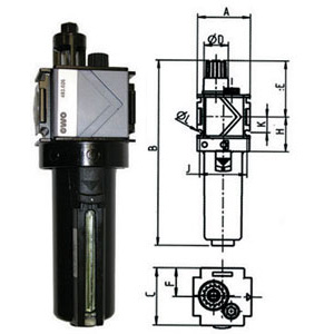 3463GV - LUBRIFICATORI PER ARIA COMPRESSA "VARIOBLOC" - Orig. Ewo